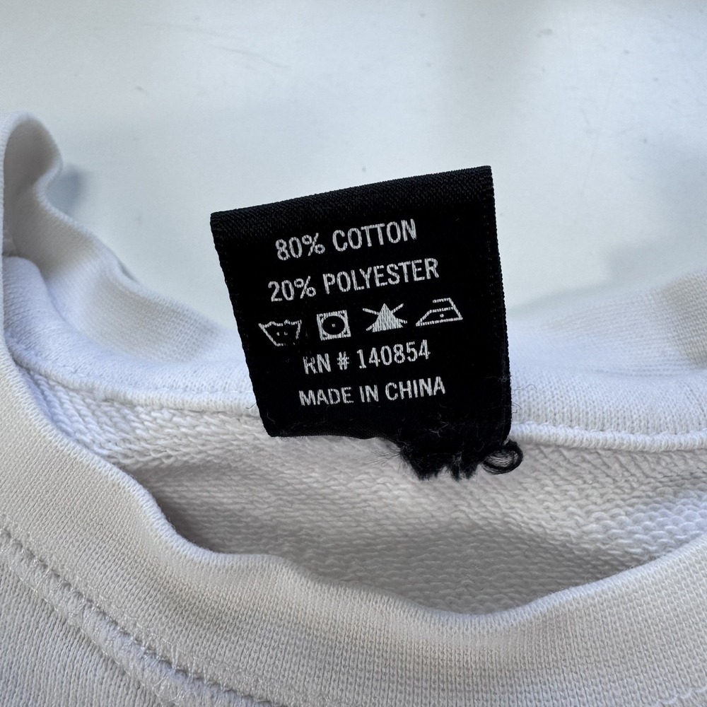POLER Venn Diagram Logo Pullover Crewneck Sweatshirt Adult Small White *Read - Picture 8 of 14